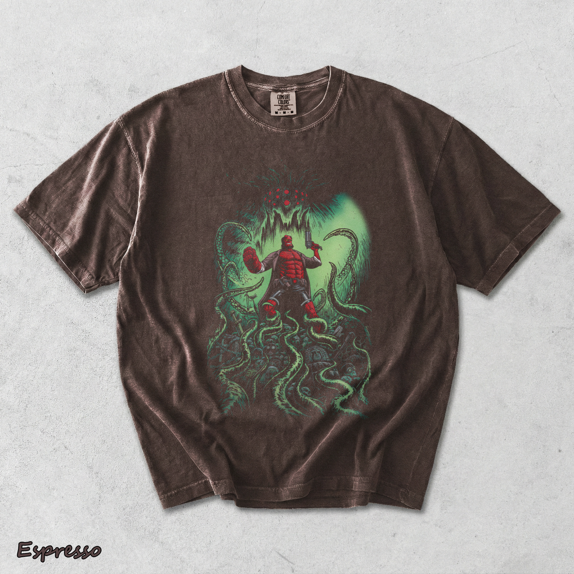 Hellboy Vintage - Espresso mockup