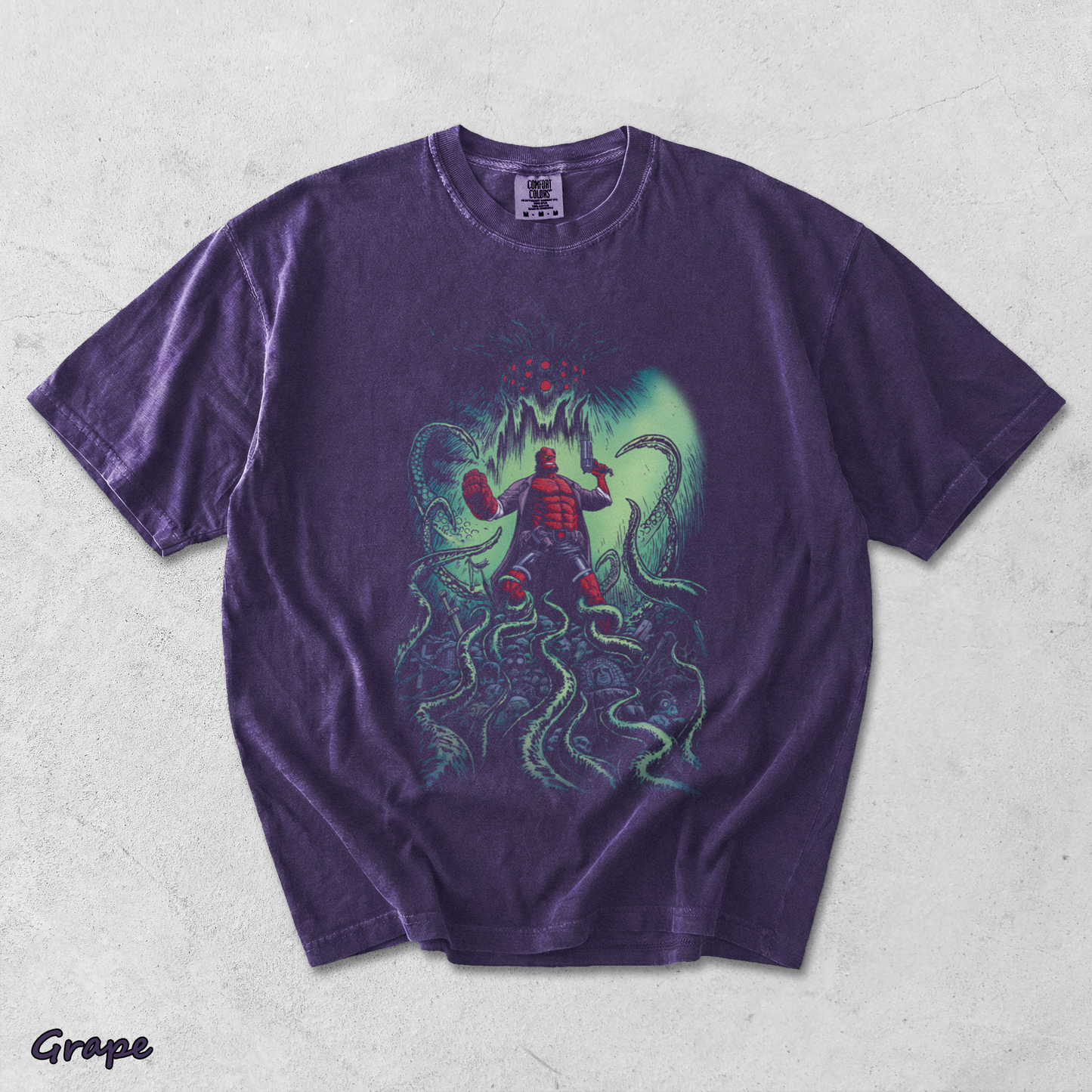 Hellboy Vintage - Grape mockup