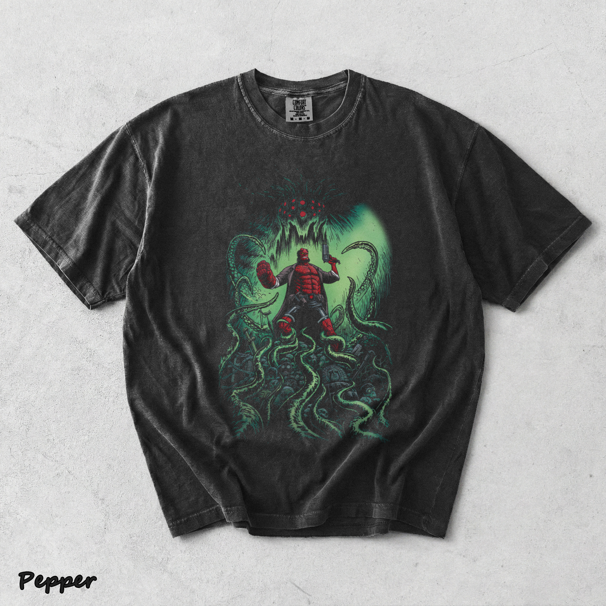 Hellboy Vintage - Pepper mockup