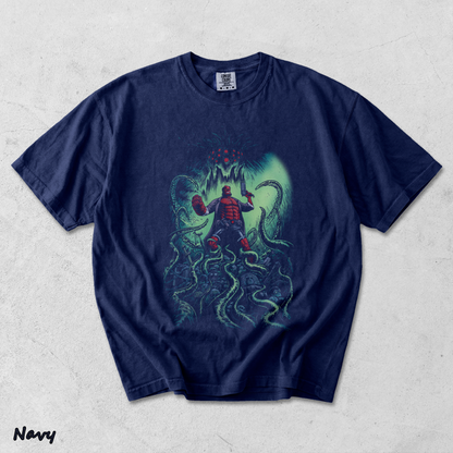 Hellboy Vintage - True Navy mockup
