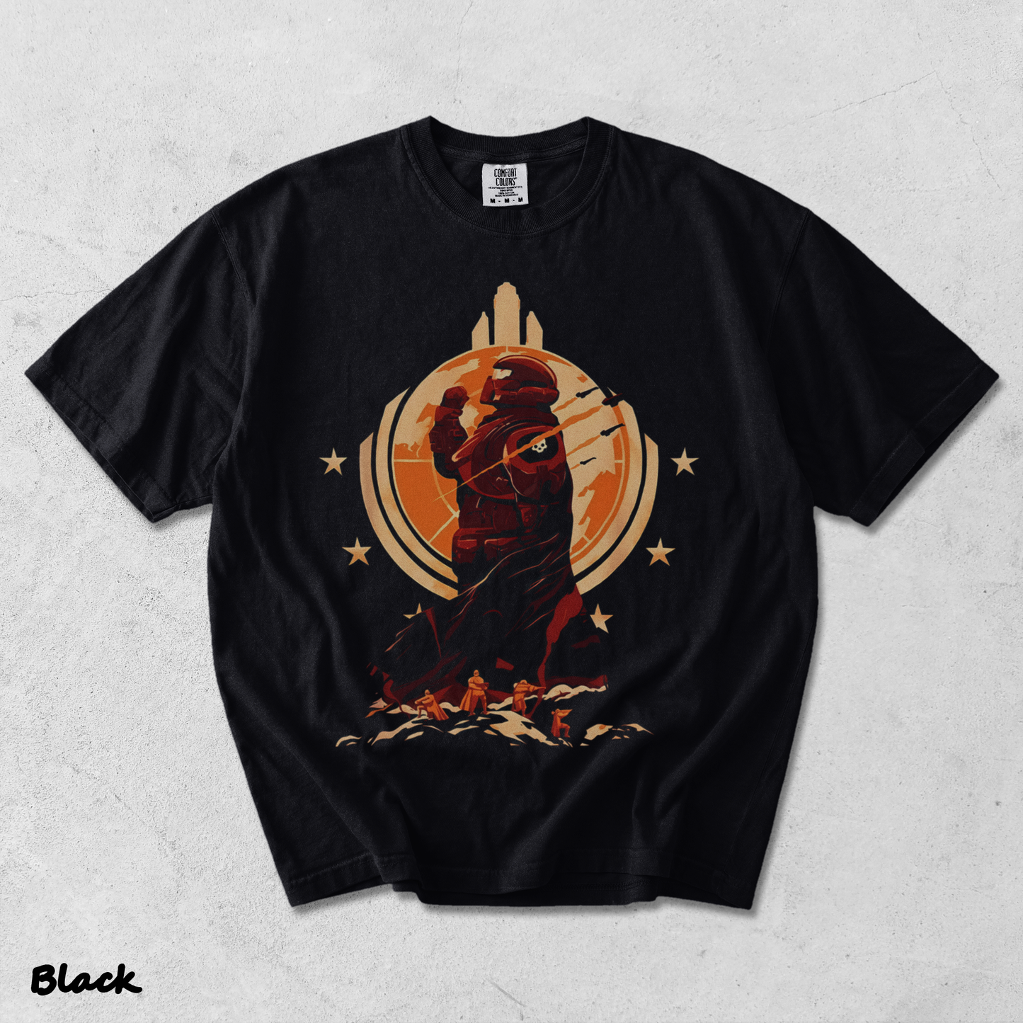 Helldivers (1) - Black mockup