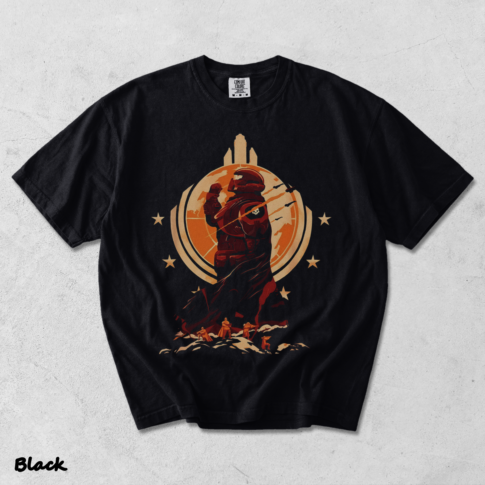 Helldivers (1) - Black mockup