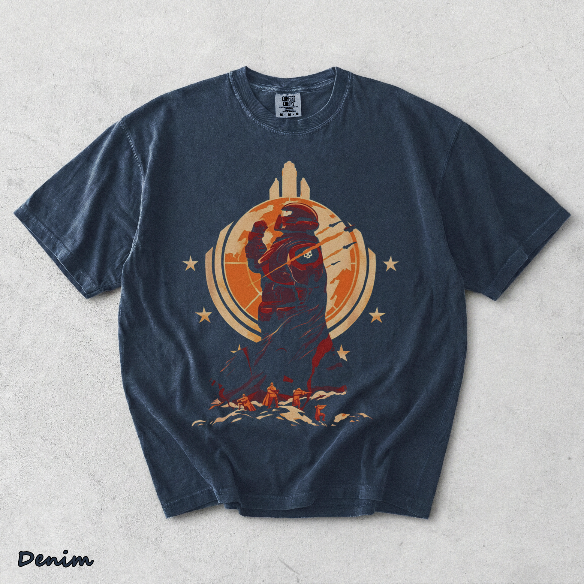 Helldivers (1) - Denim mockup