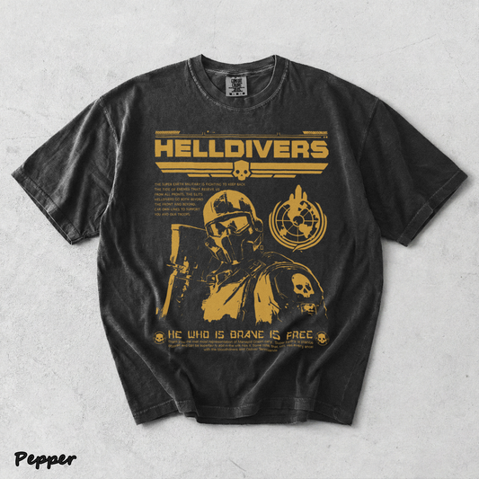 Helldivers 2 Grunge - Pepper mockup