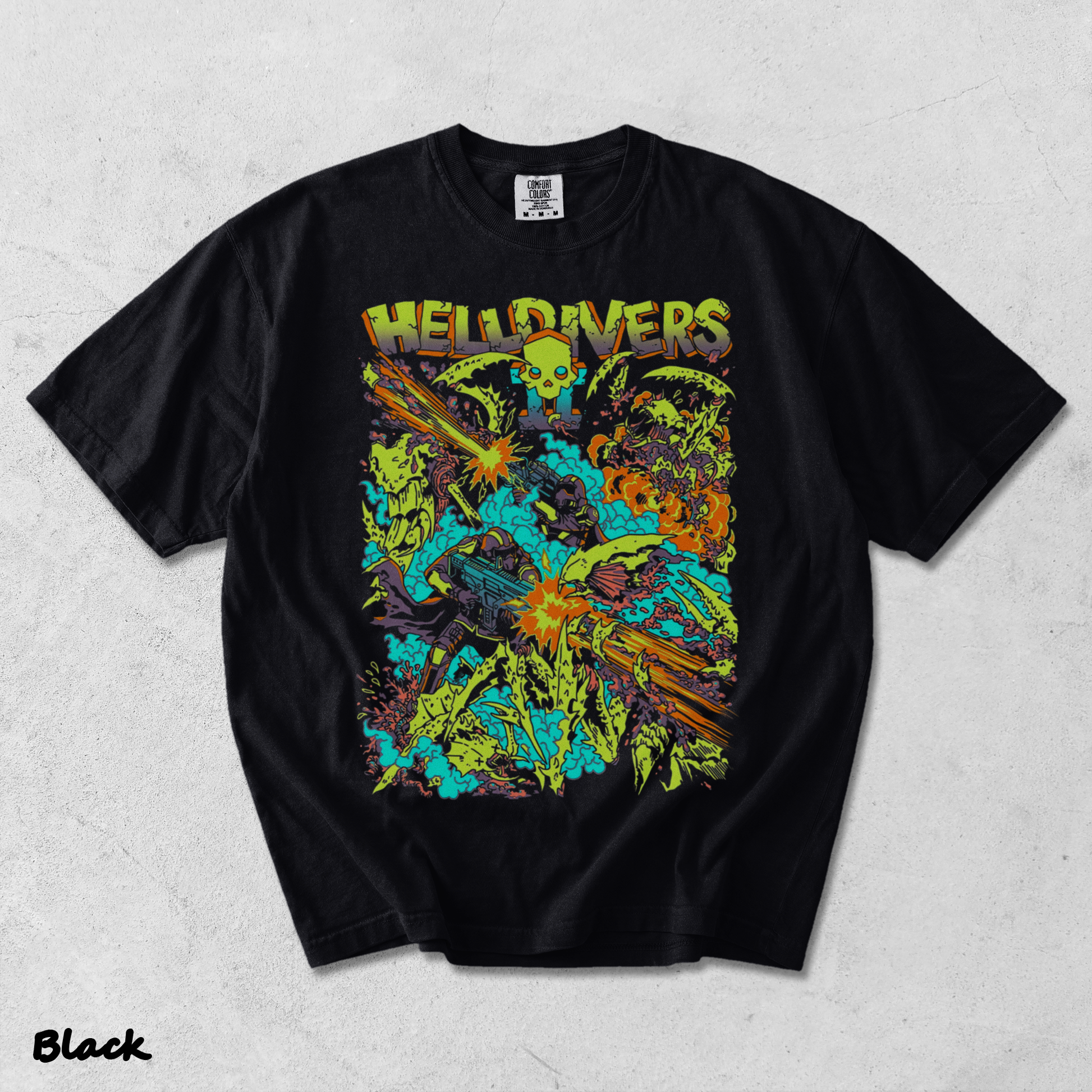 Helldivers - Black mockup