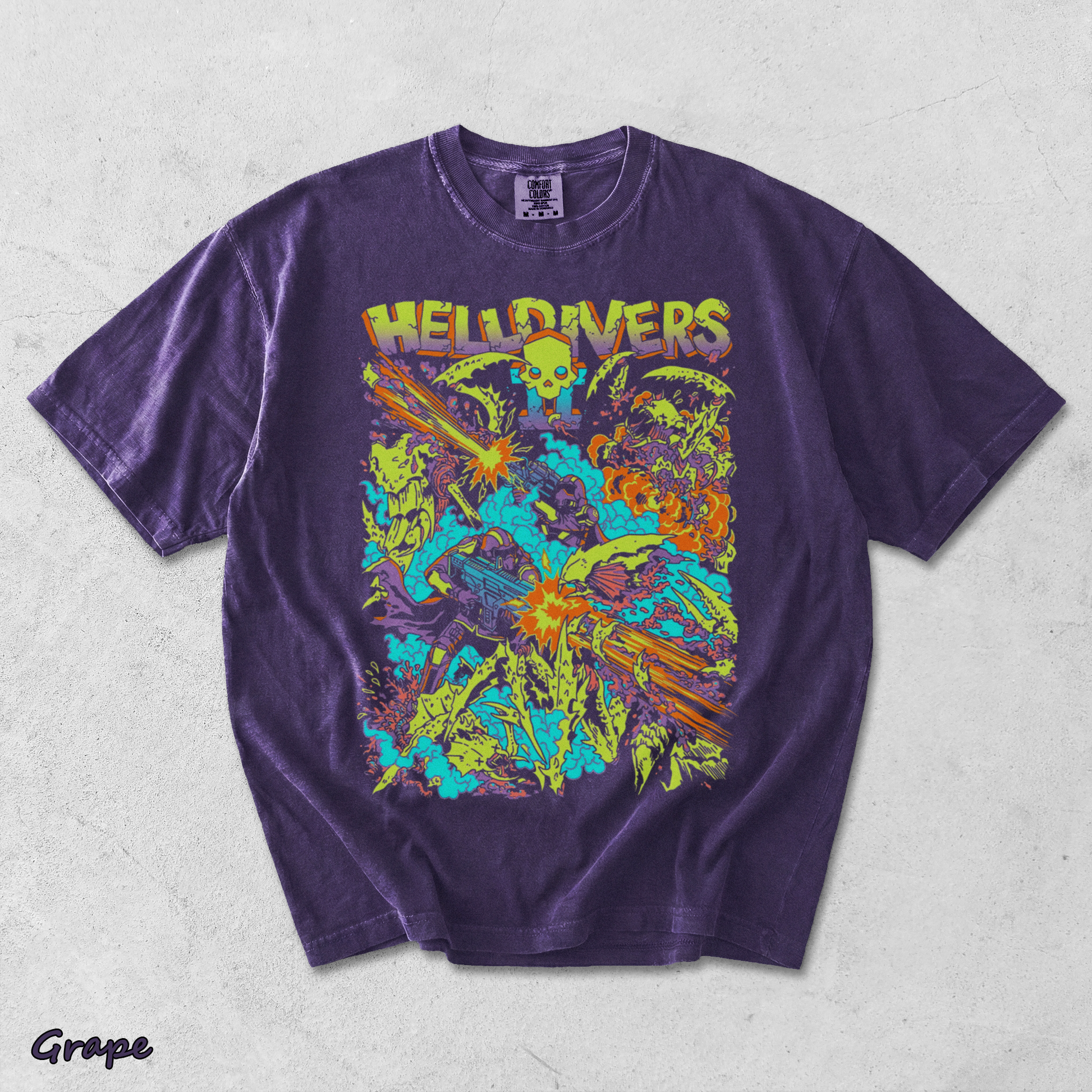 Helldivers - Grape mockup