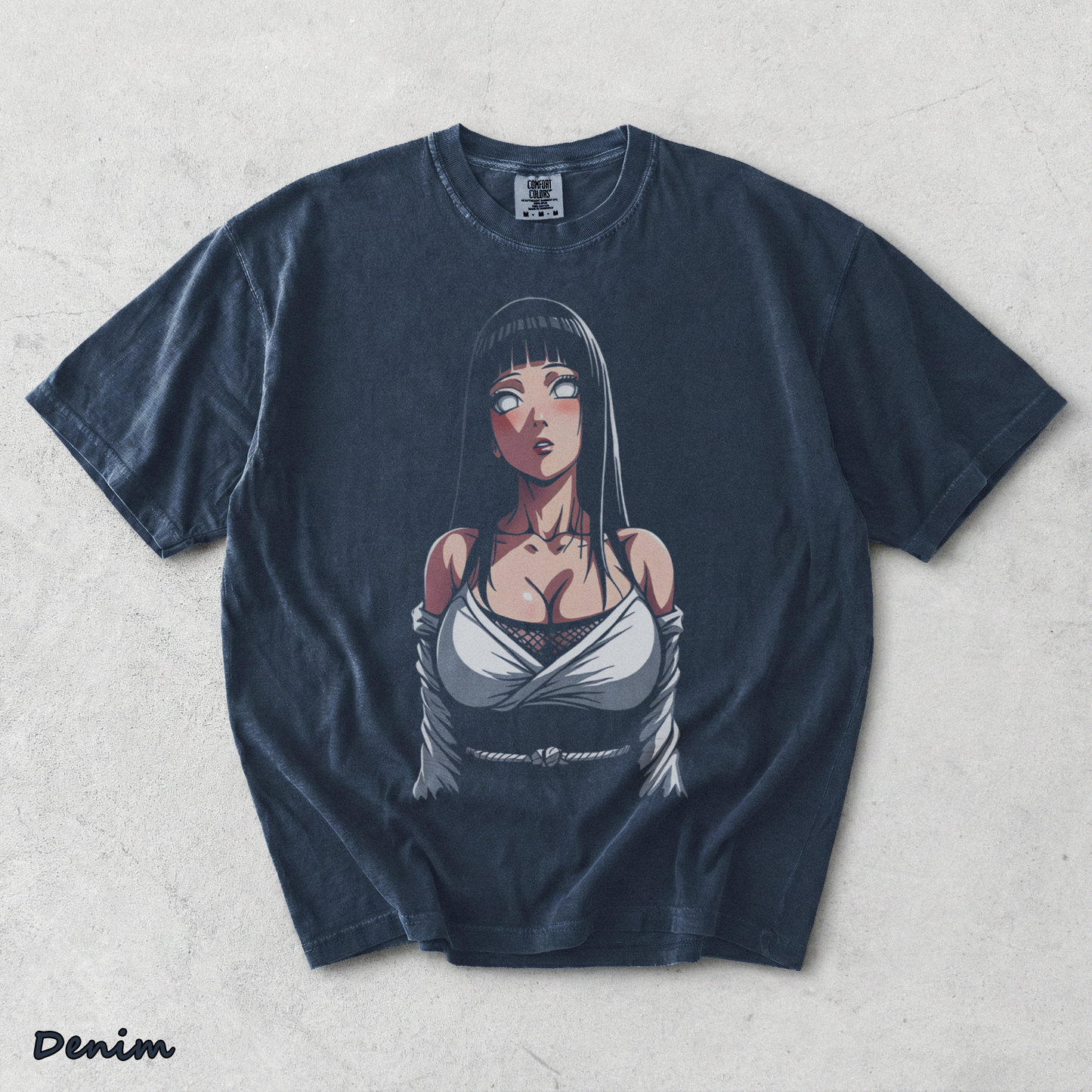 Hinata Hyuga - Denim mockup