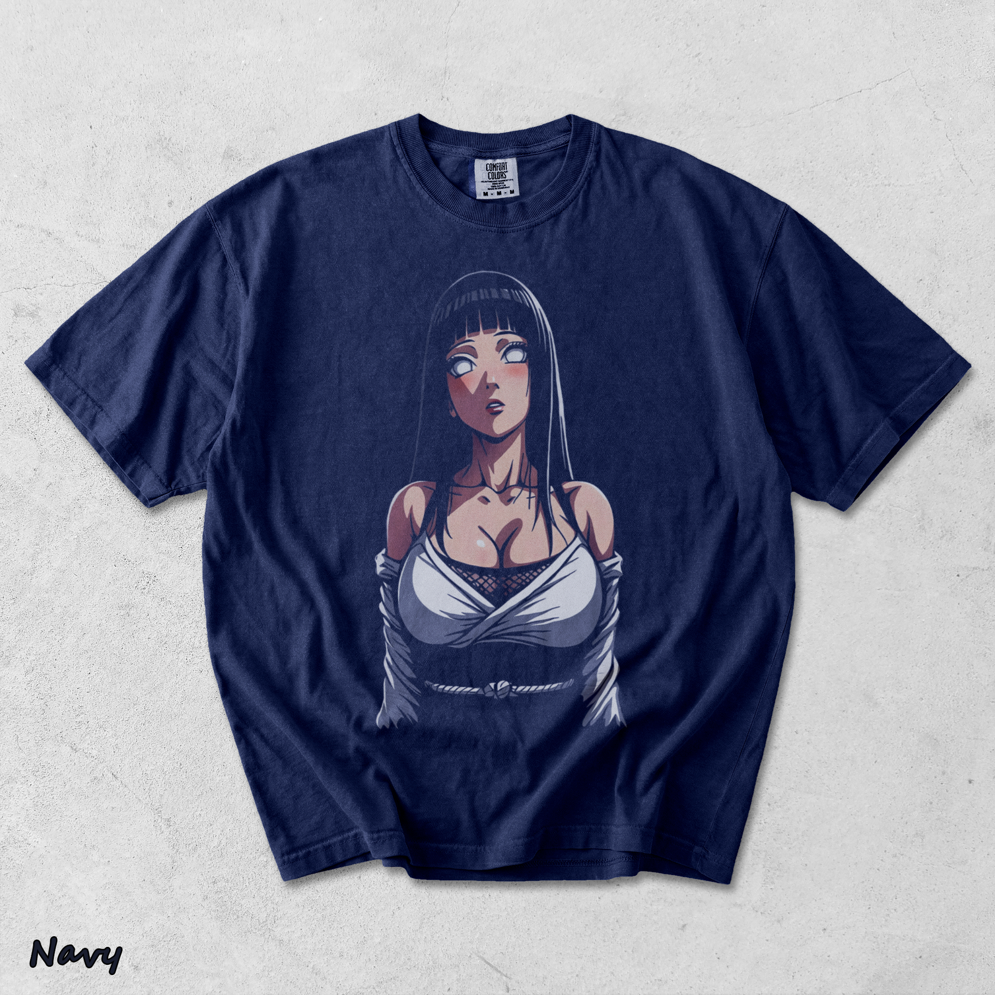 Hinata Hyuga - True Navy mockup