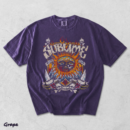 Holafish Vintage Sun pattern - Grape mockup