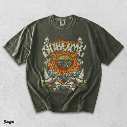 Holafish Vintage Sun pattern - Sage mockup