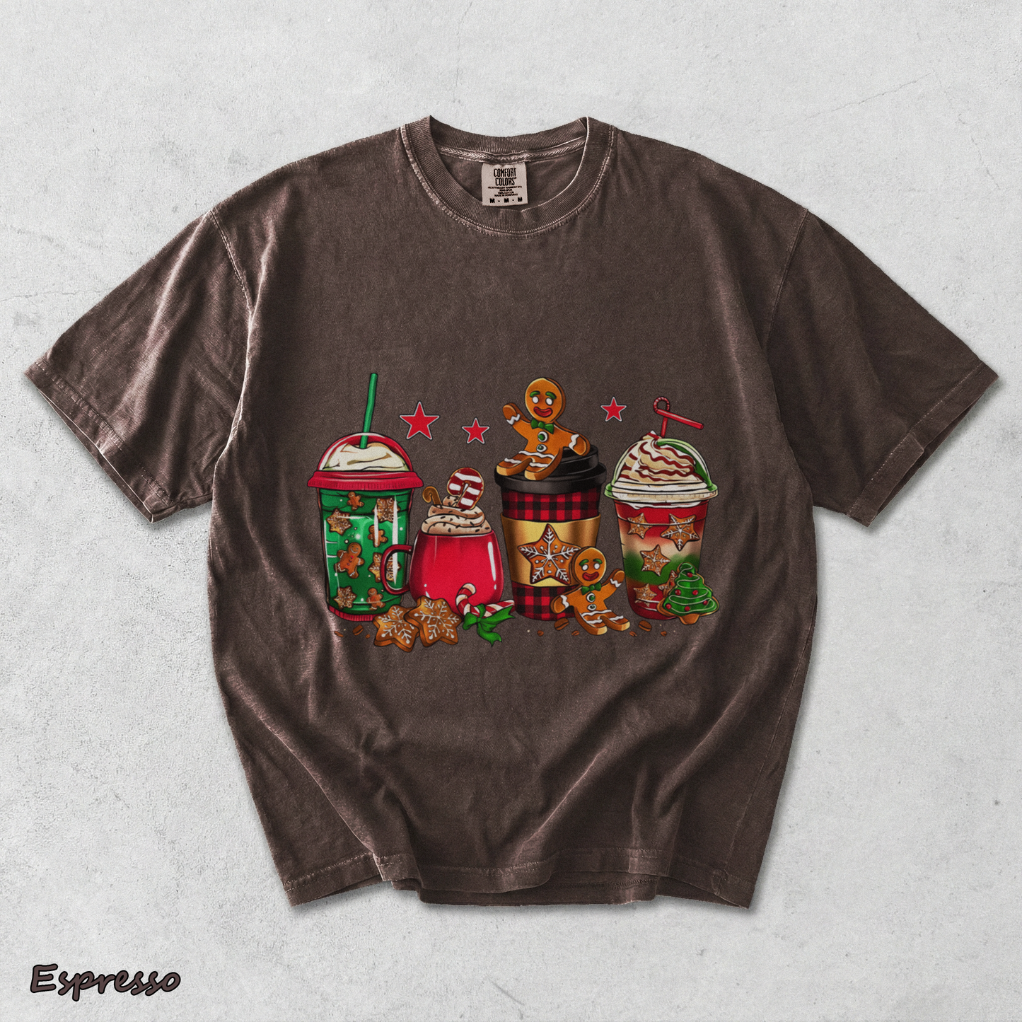 Holiday Hot Cocoa Cup Cookies - Espresso mockup