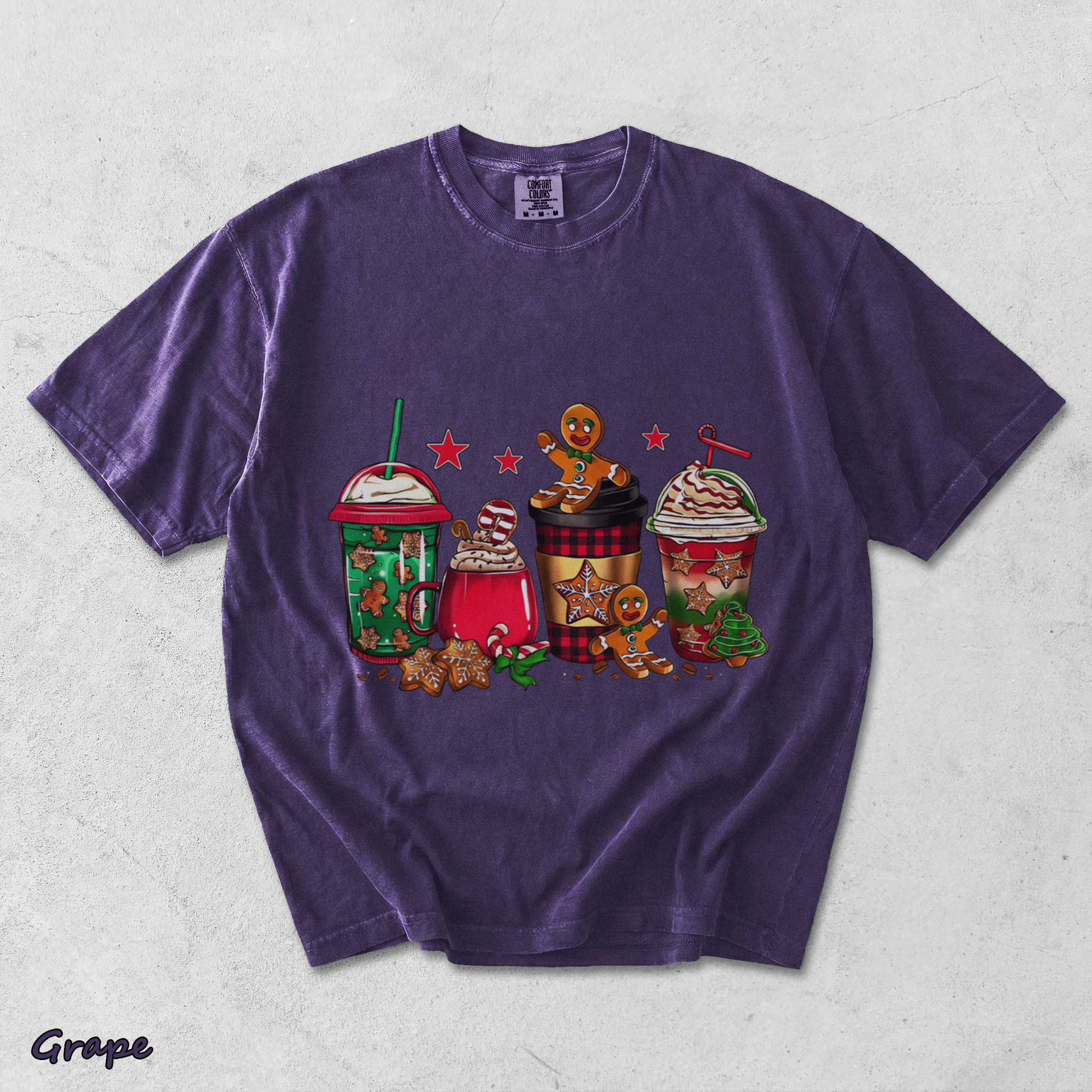 Holiday Hot Cocoa Cup Cookies - Grape mockup