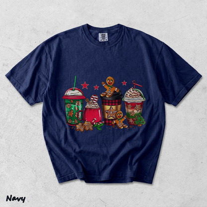 Holiday Hot Cocoa Cup Cookies - True Navy mockup