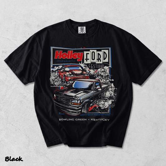 Holley Ford Festival Back - Black mockup