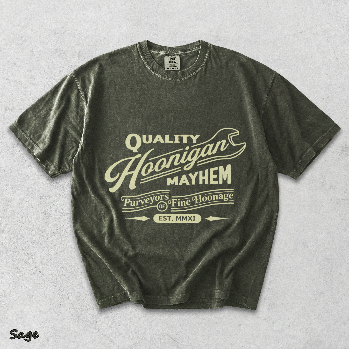 Hoonigan Mayhem - Sage mockup