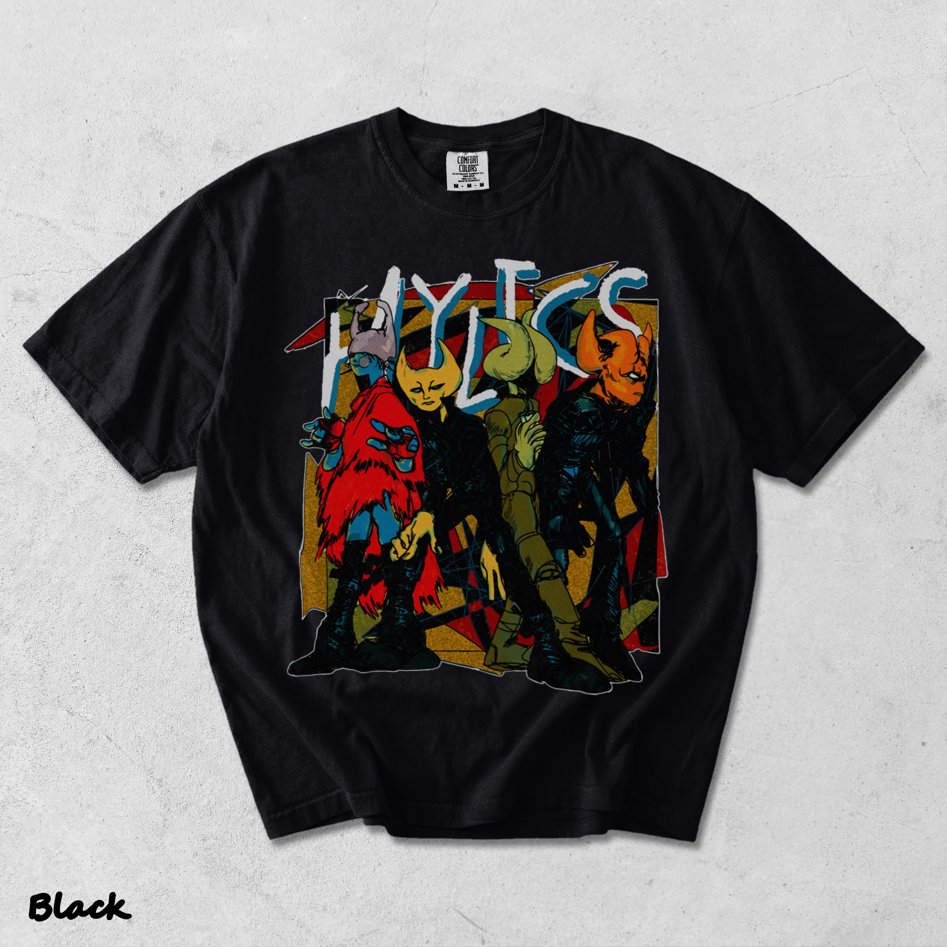 Hylics Back - Black mockup