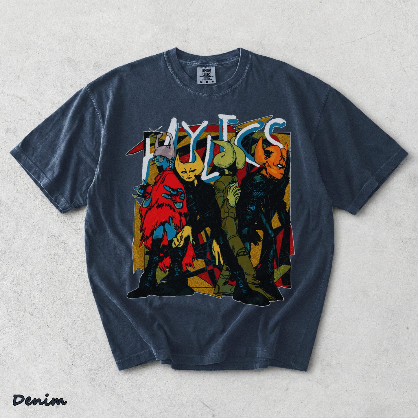 Hylics Back - Denim mockup