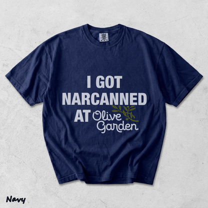 I Got Narcanned At Olive Garden - True Navy mockup