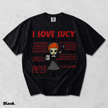 I LOVE LUCY - Black mockup