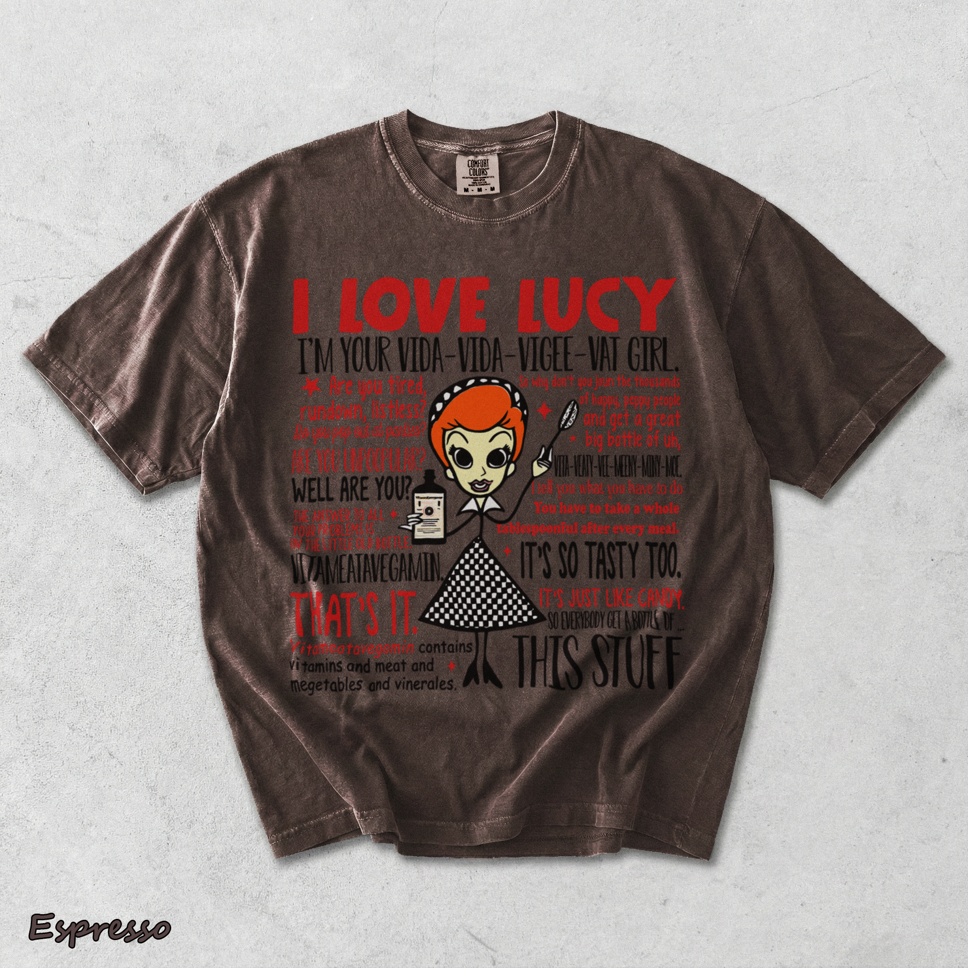 I LOVE LUCY - Espresso mockup