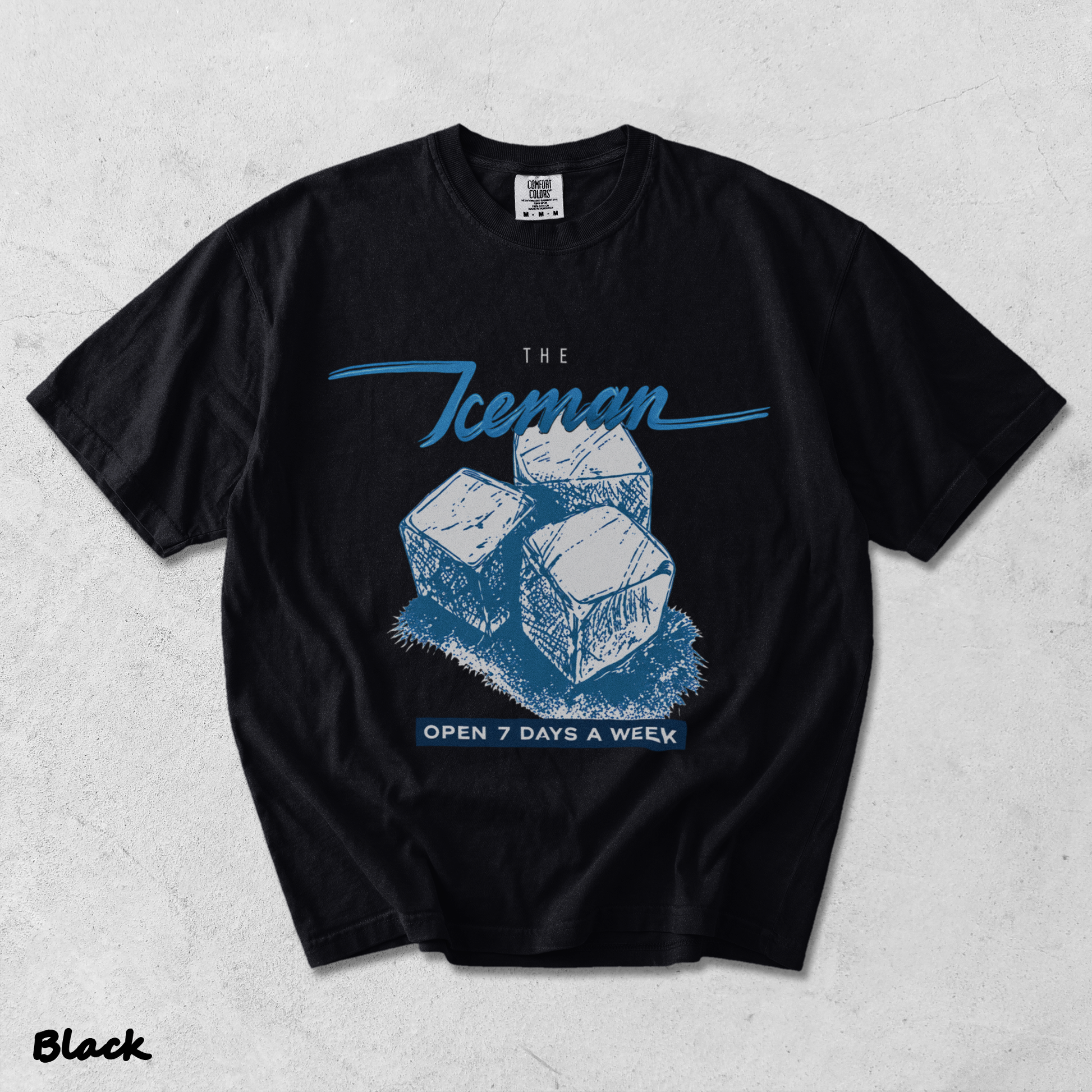 Ice Man - Black mockup