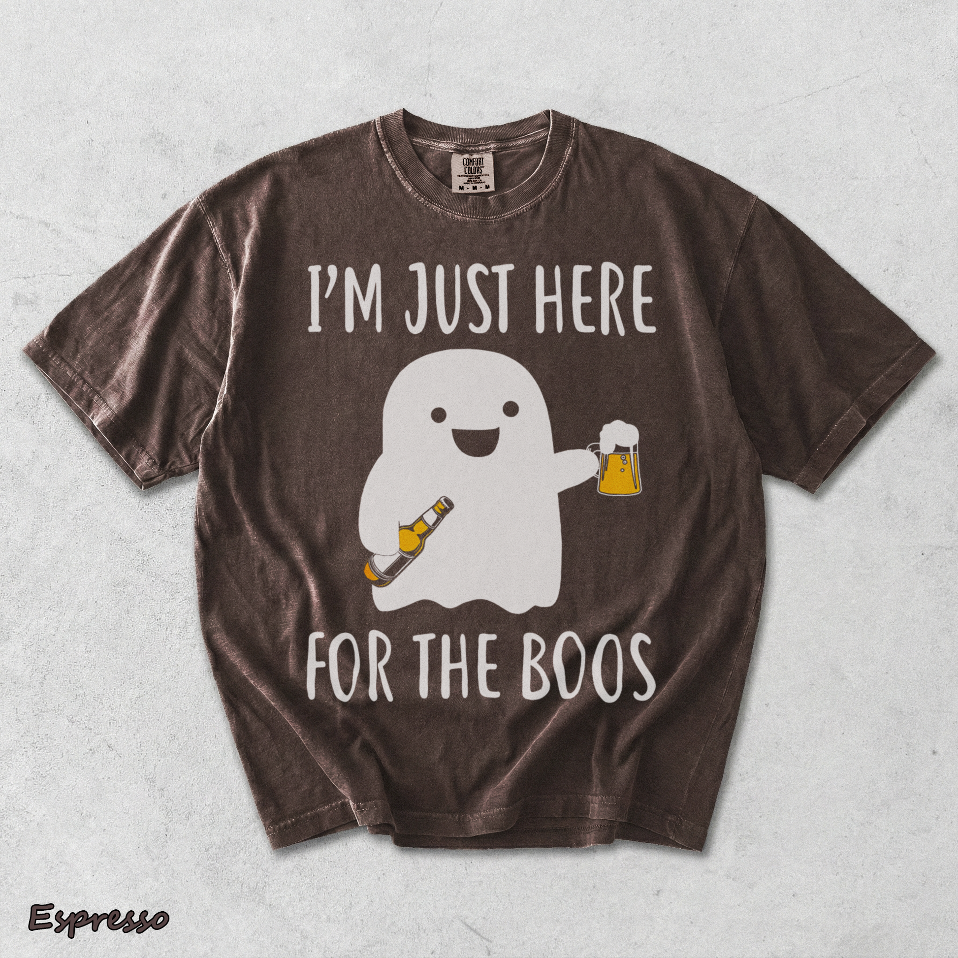 I'm Just Here for the Boos - Espresso mockup