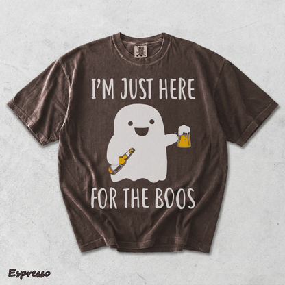I'm Just Here for the Boos - Espresso mockup