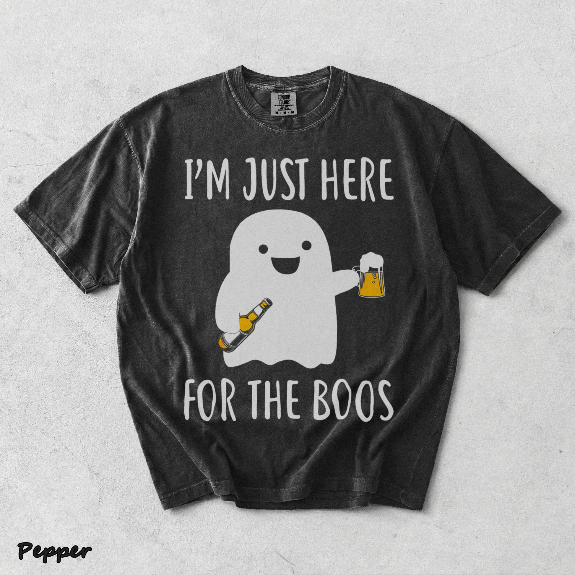 I'm Just Here for the Boos - Pepper mockup