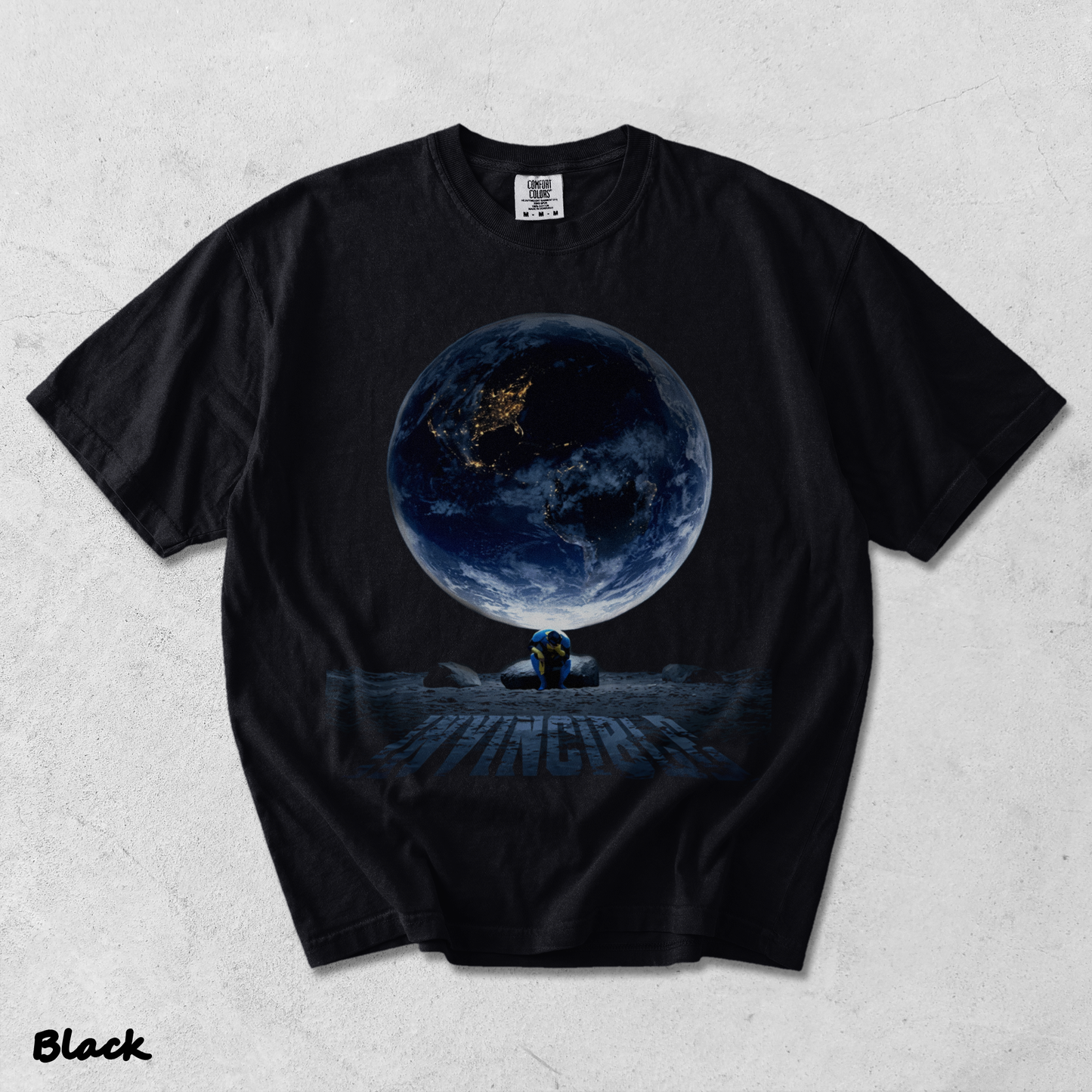 invincible - Black mockup
