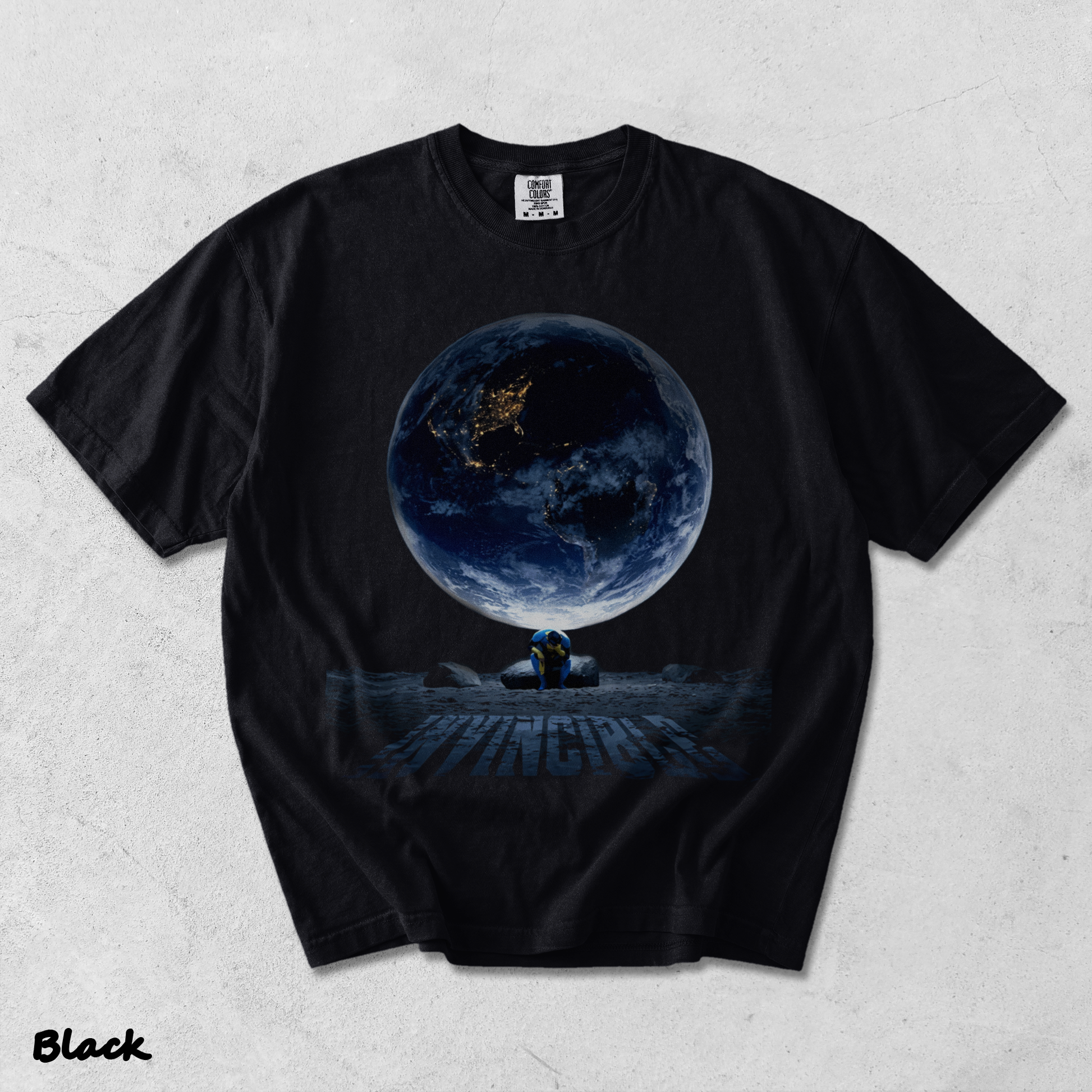 invincible - Black mockup