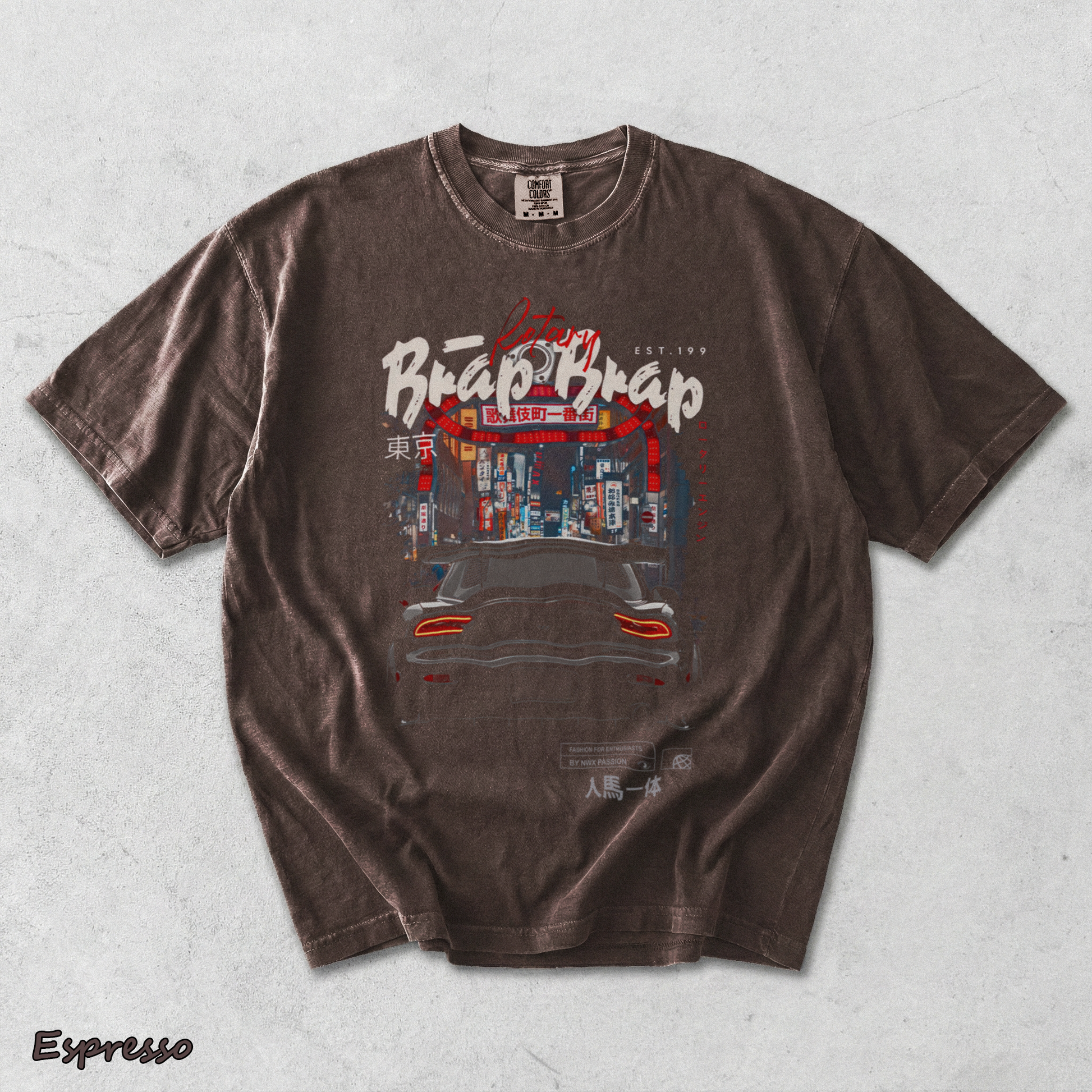Japanese Street Racing - Espresso mockup