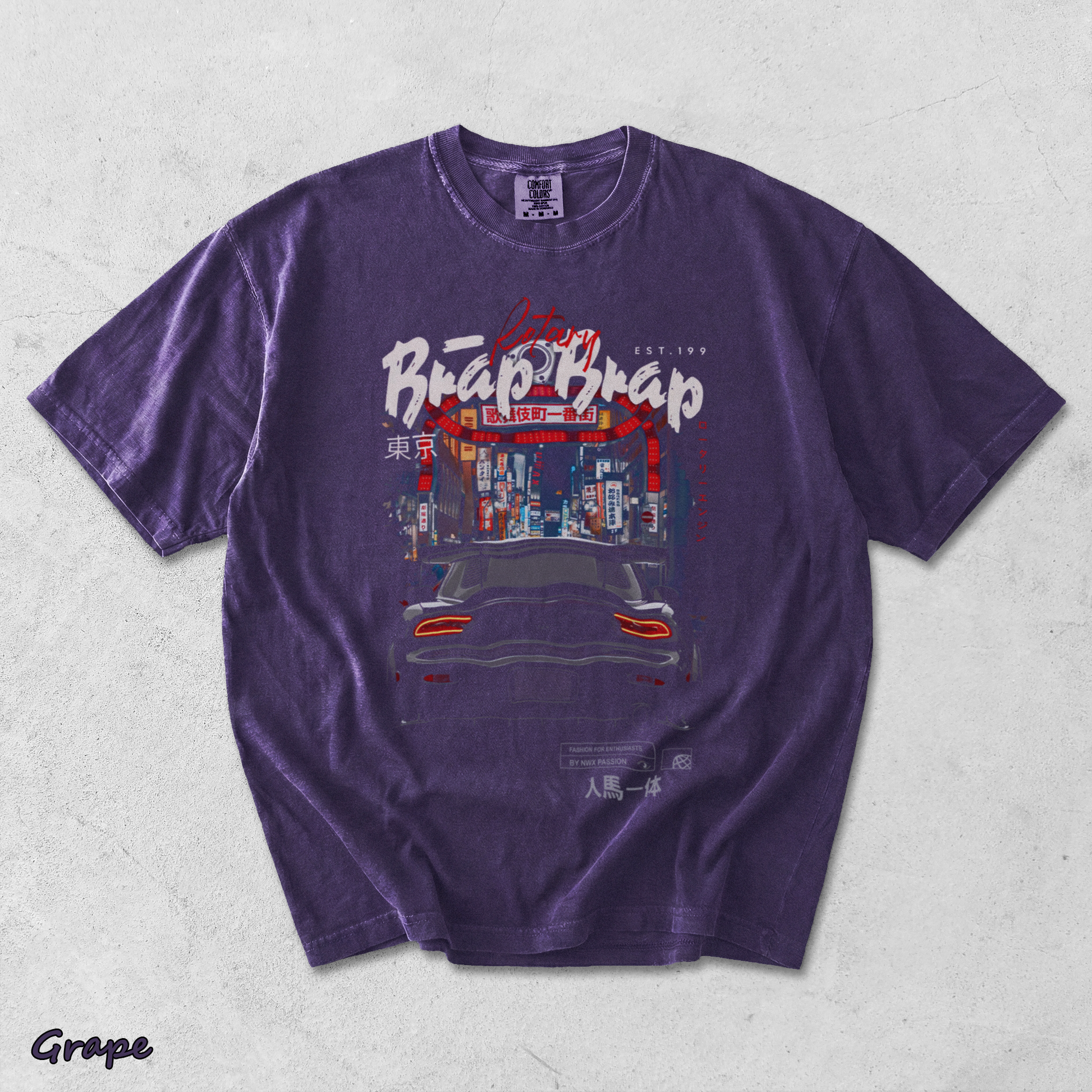 Japanese Street Racing - Grape mockup