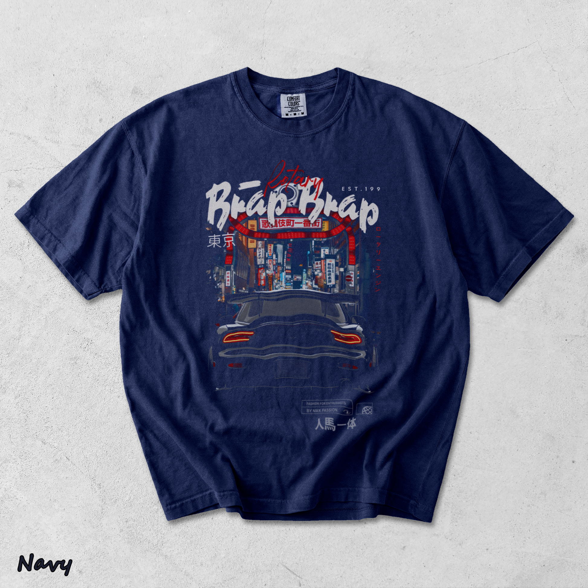 Japanese Street Racing - True Navy mockup