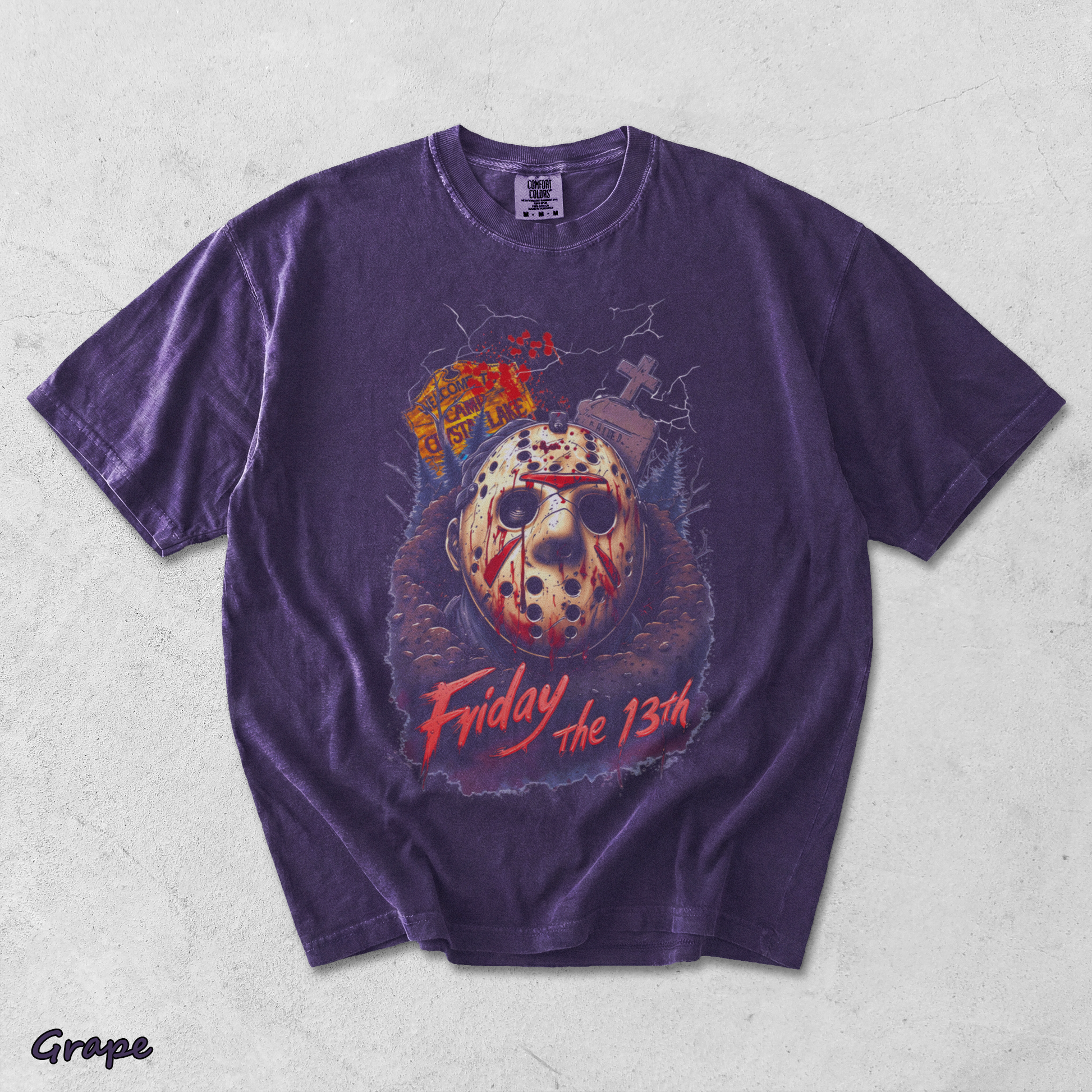 Jason Voorhees Friday the 13th - Grape mockup