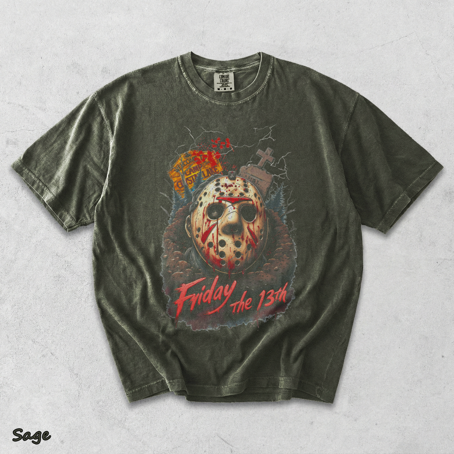 Jason Voorhees Friday the 13th - Sage mockup