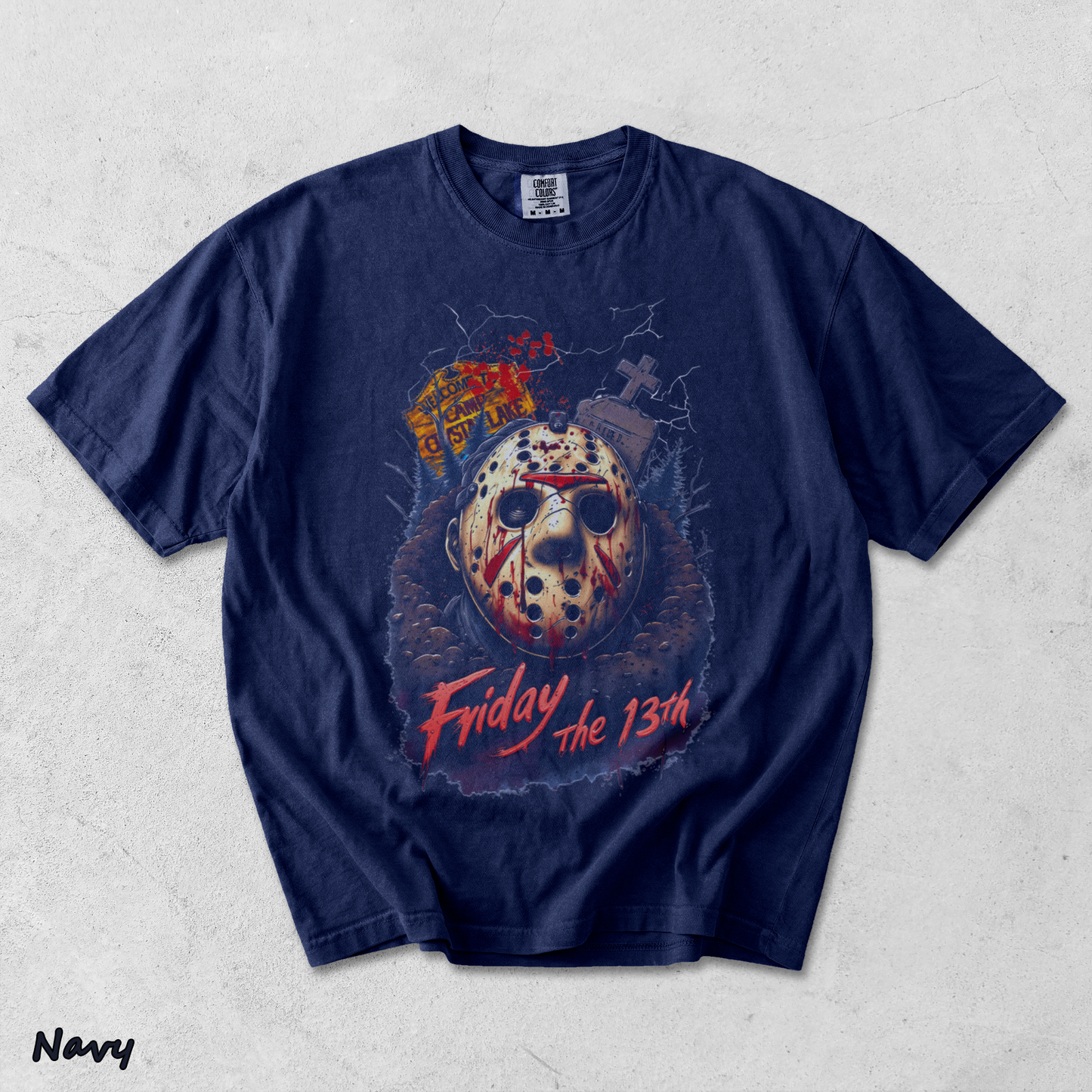 Jason Voorhees Friday the 13th - True Navy mockup