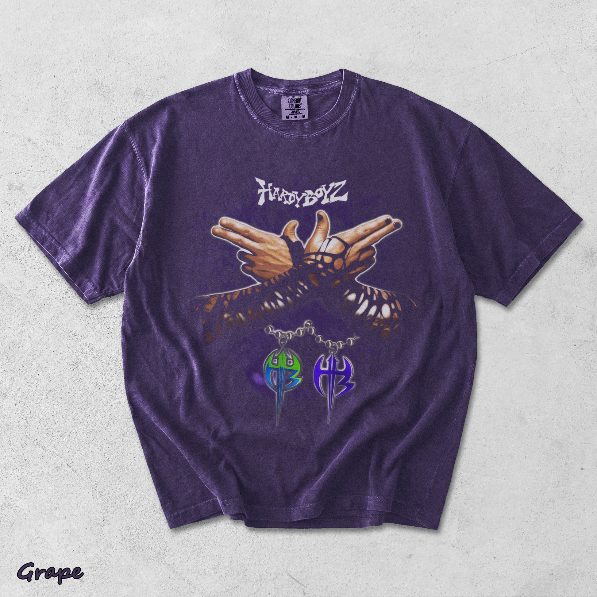 Jeff Hardy FRONT B - Grape mockup