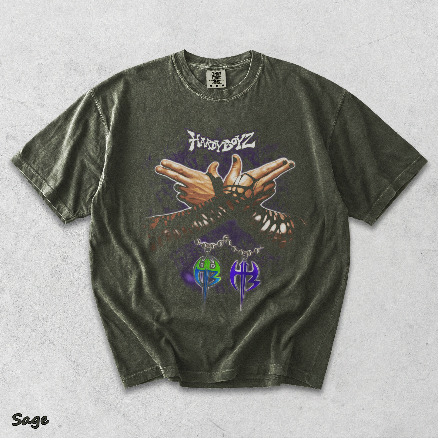 Jeff Hardy FRONT B - Sage mockup