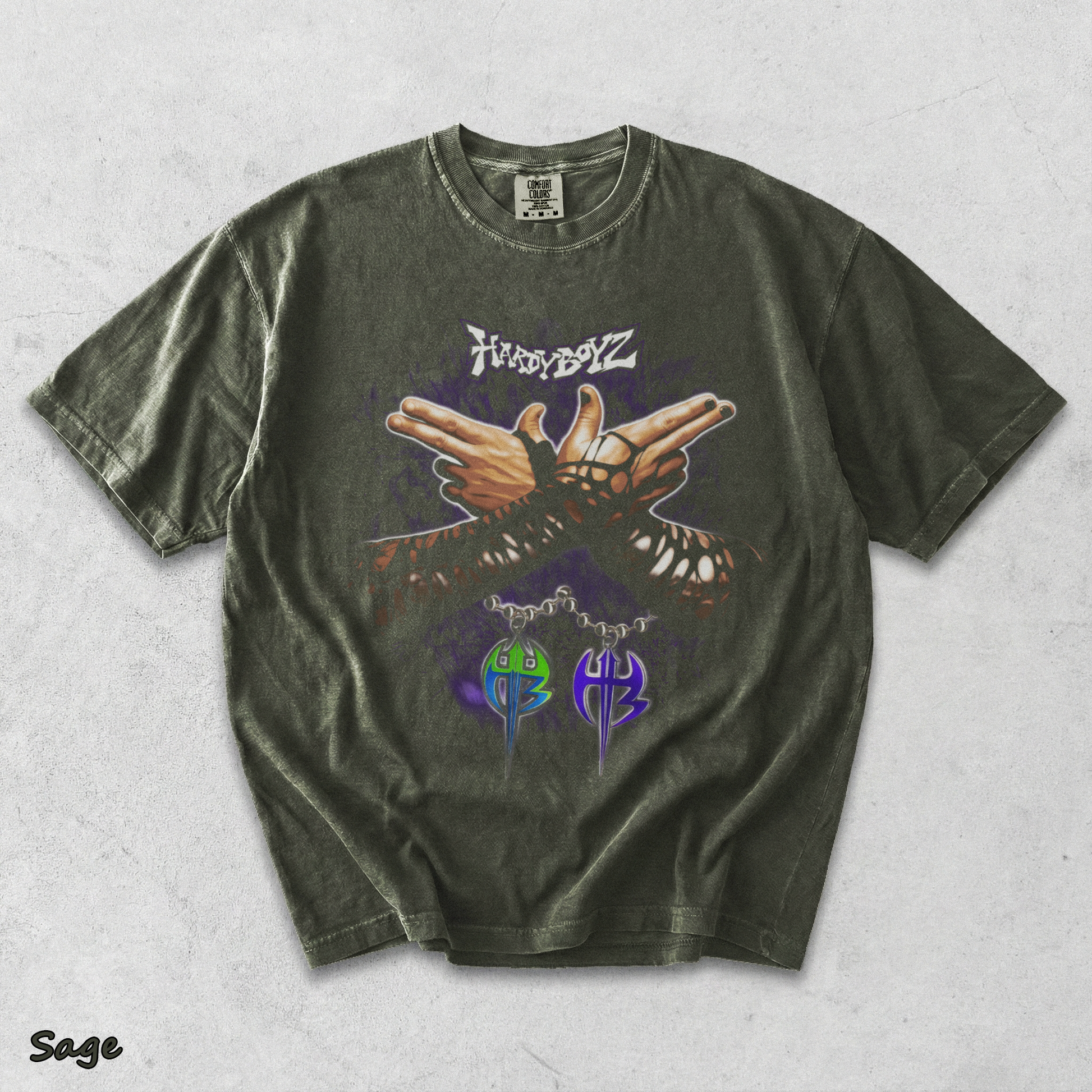 Jeff Hardy FRONT B - Sage mockup