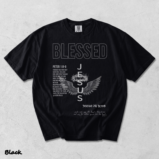 Jesus Is King - Black mockup