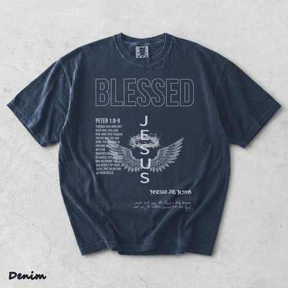 Jesus Is King - Denim mockup