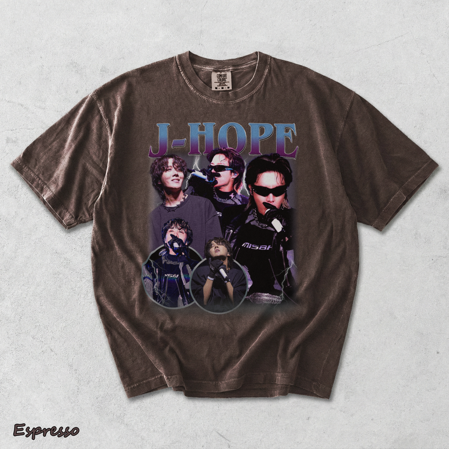 Jhope On The Stage T-Shirt - Espresso mockup