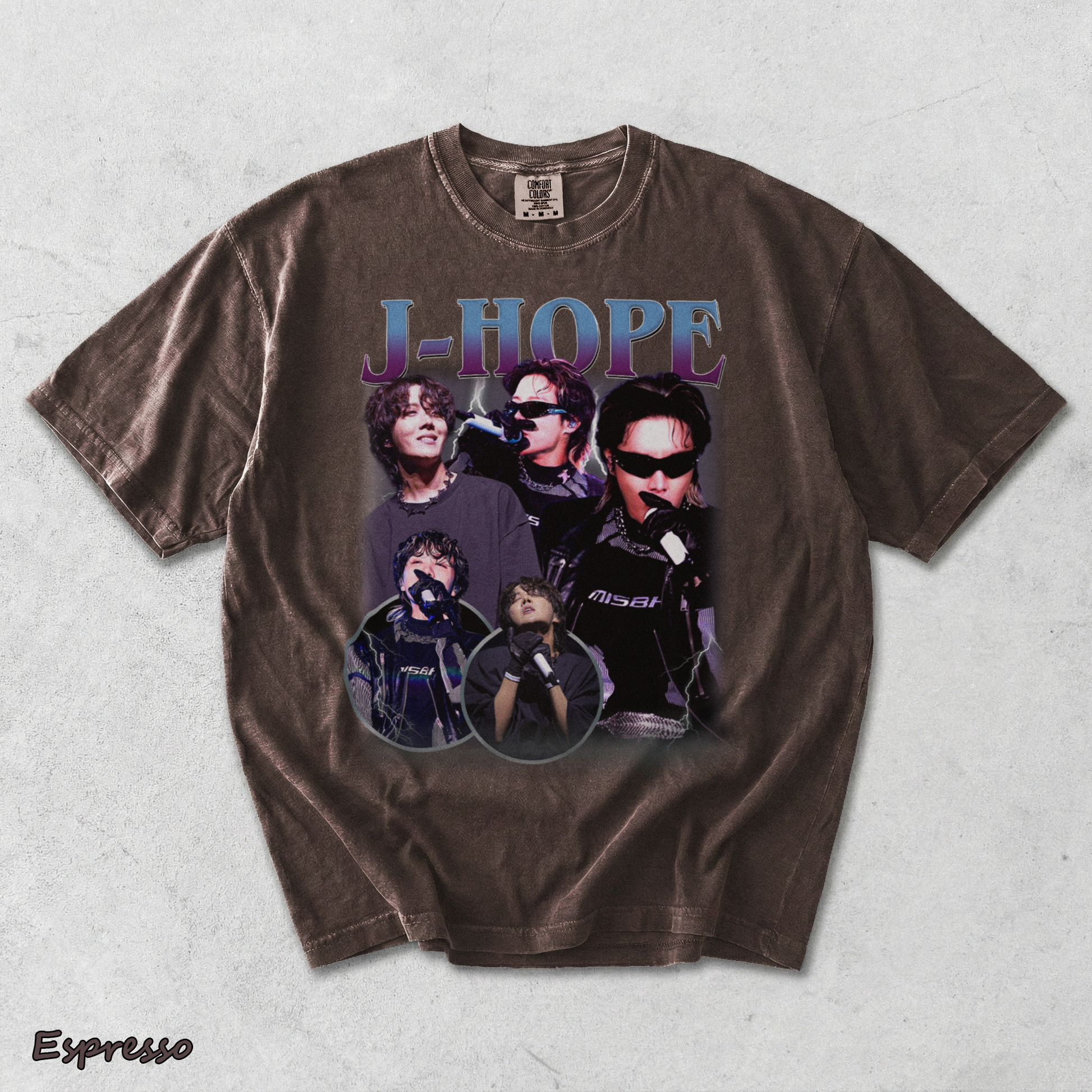 Jhope On The Stage T-Shirt - Espresso mockup