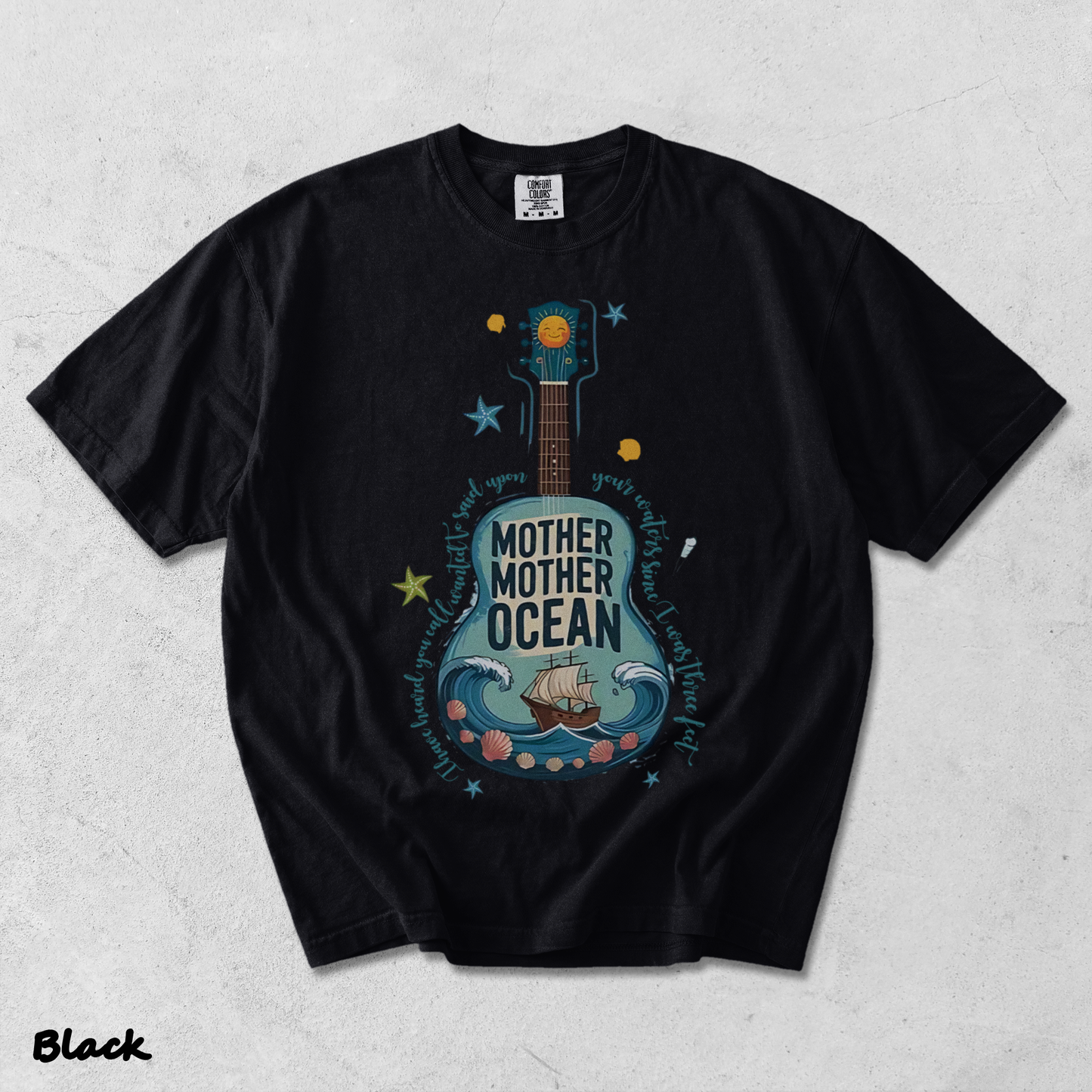 jimmy buffett B - Black mockup