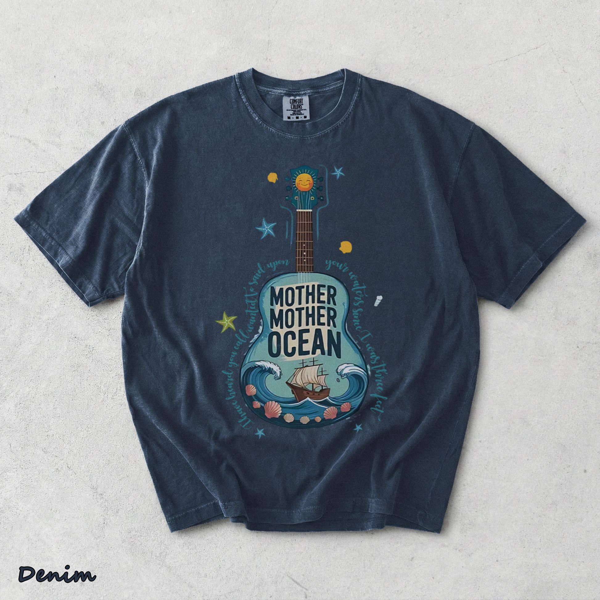 jimmy buffett B - Denim mockup