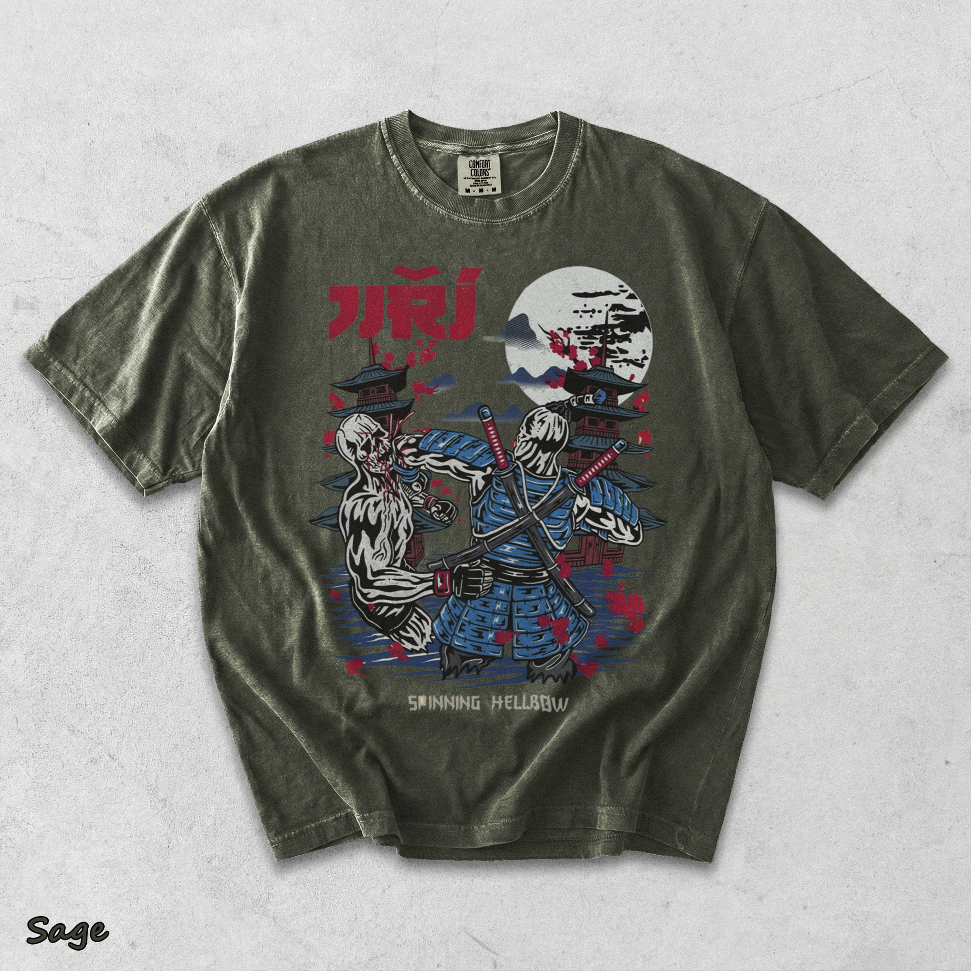 Jiri Spinning Hellbow - Sage mockup