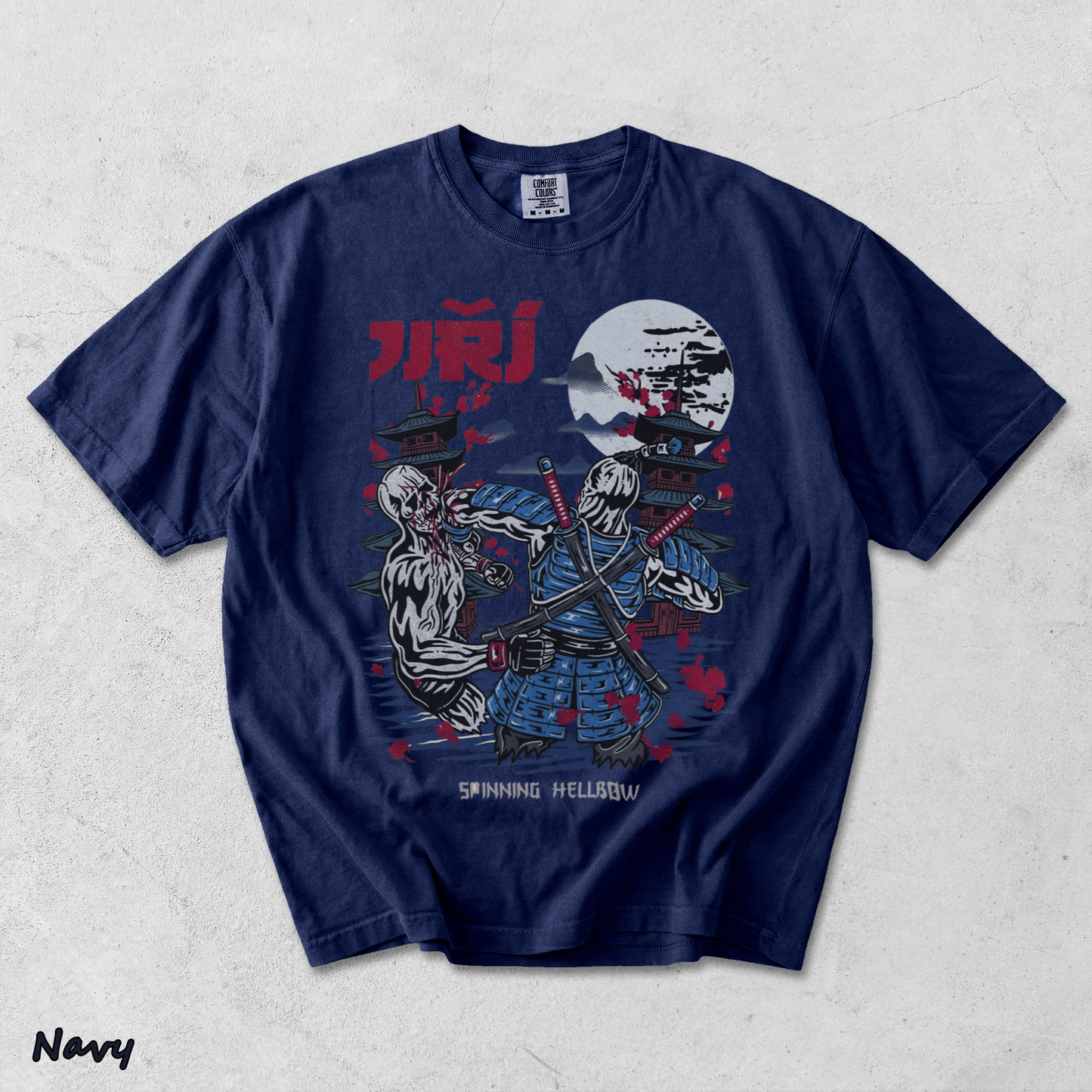 Jiri Spinning Hellbow - True Navy mockup