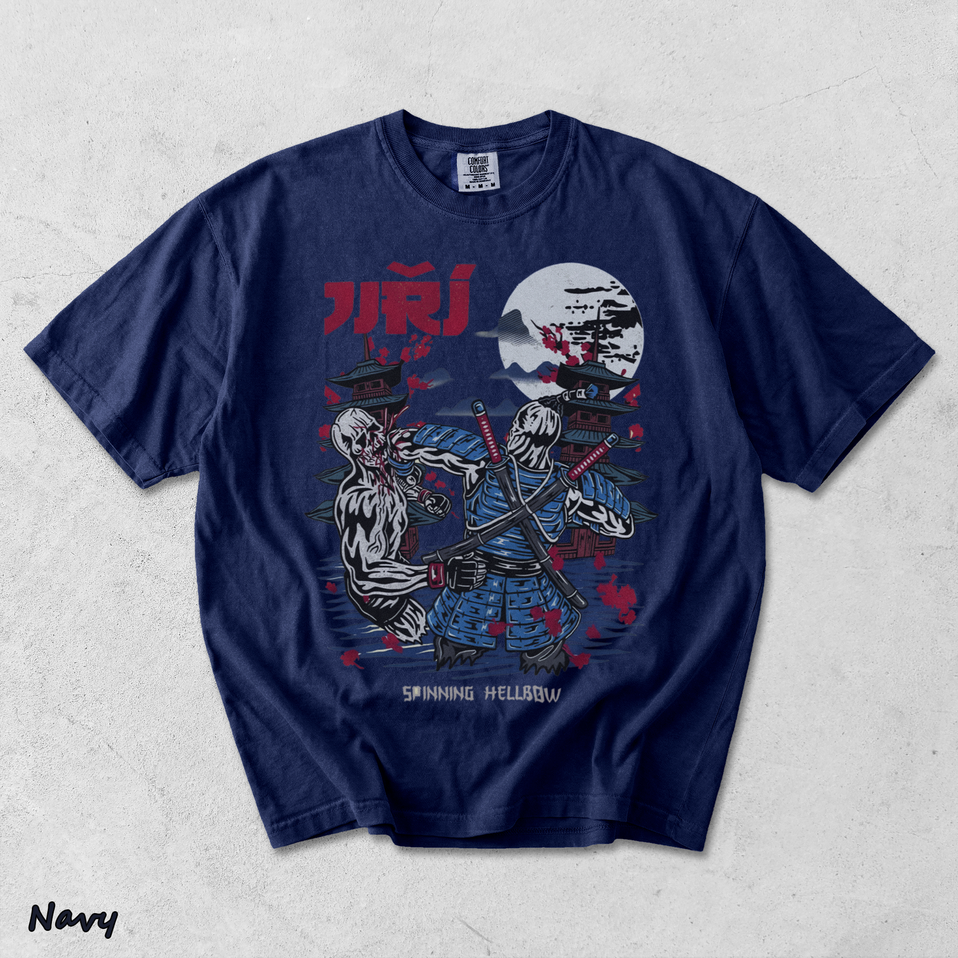 Jiri Spinning Hellbow - True Navy mockup