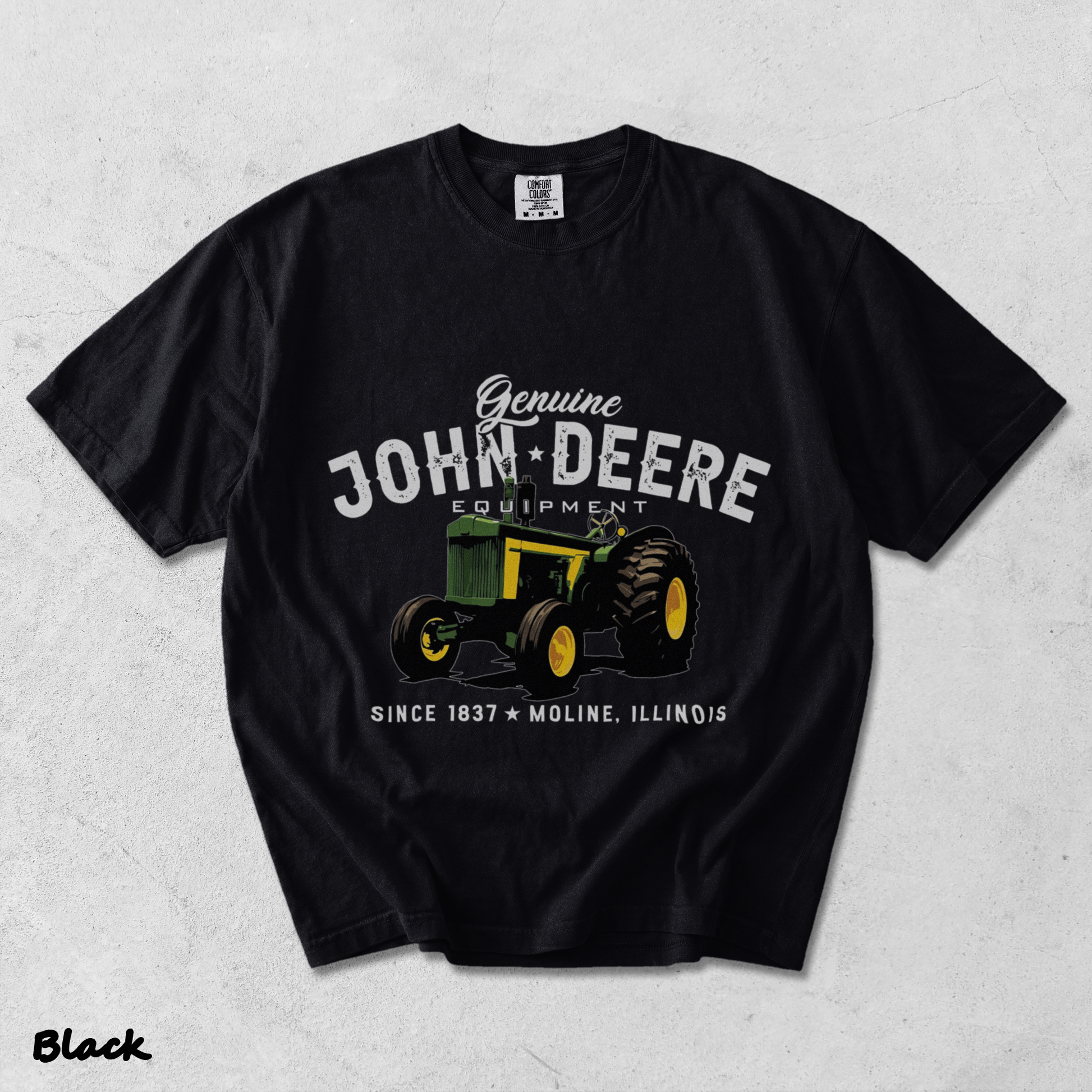 John Deere Tractor 2 - Black mockup