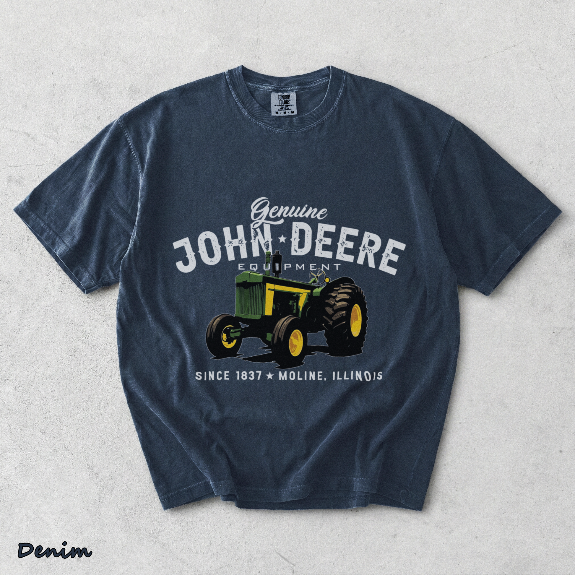 John Deere Tractor 2 - Denim mockup